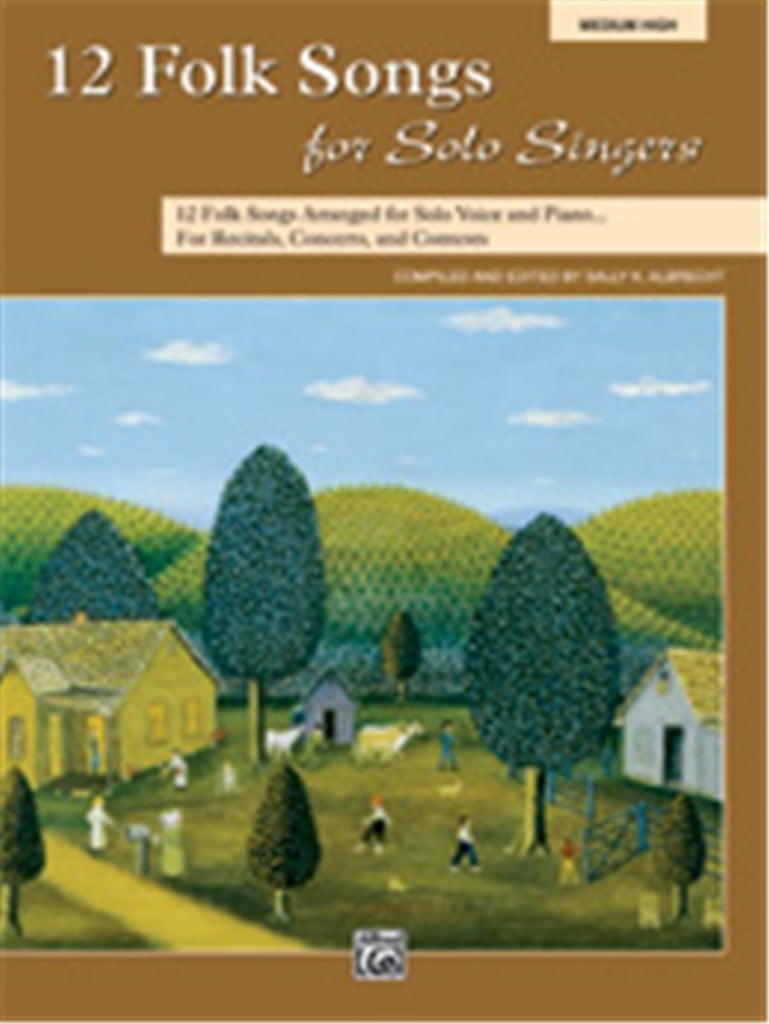 12 Folk Songs for Solo Singers